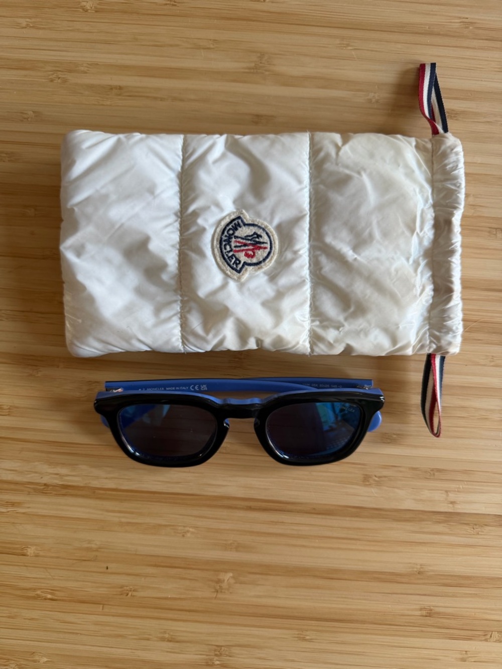 Moncler ML 0006 Navy Frame Sunglasses
